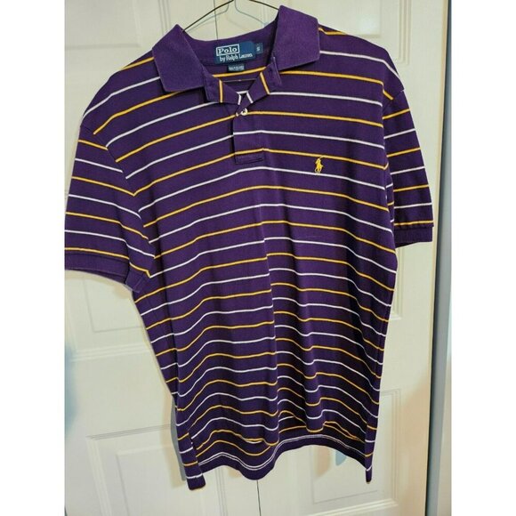 Polo Ralph Lauren Other - Polo By Ralph Lauren Mens Polo Shirt Purple Short Sleeve Soft Comfy Cotton Sz S